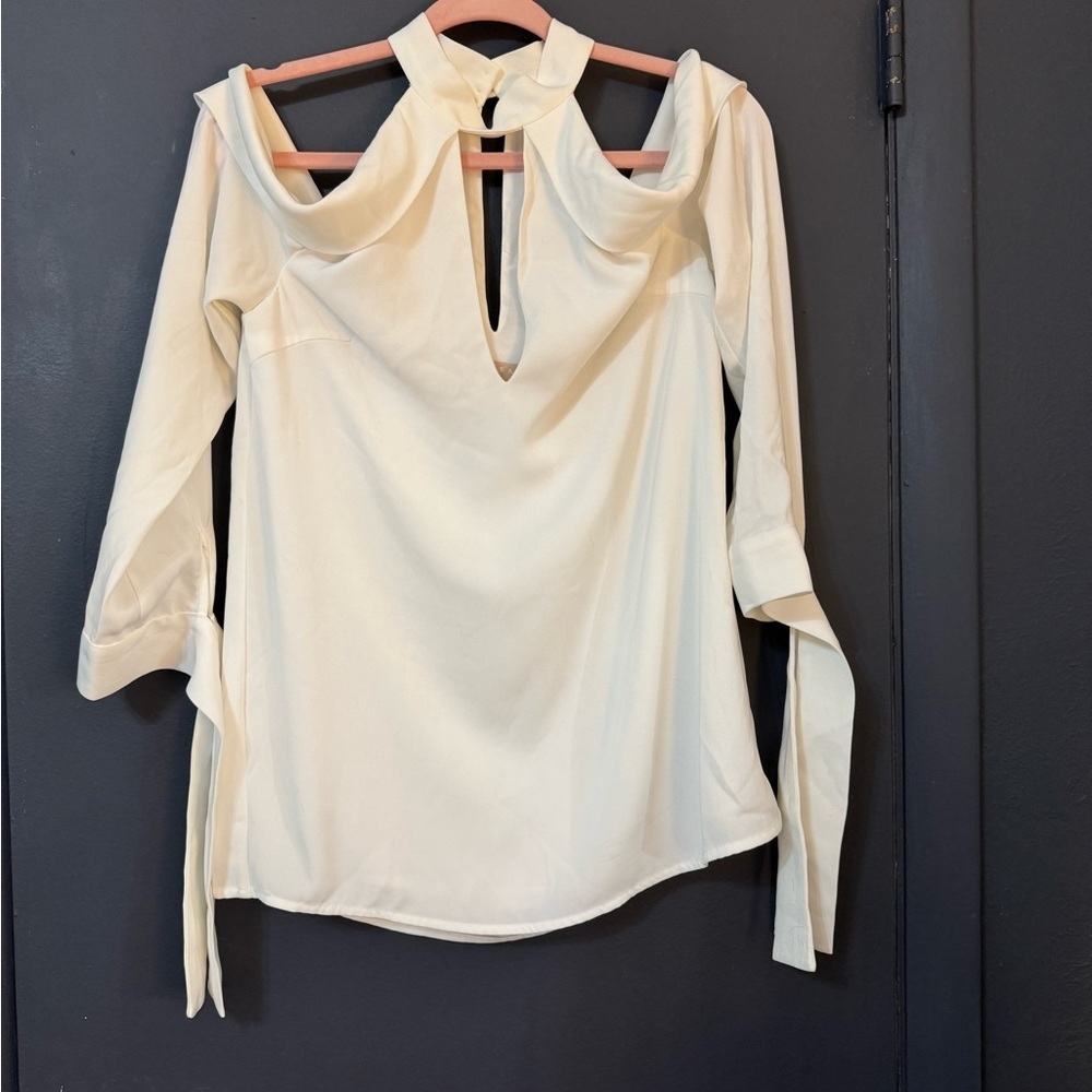Keepsake the Label Ivory Dream On Cold Shoulder Top NWT